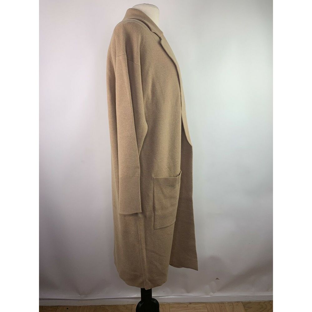 J Crew Ella  Heather Khaki  Long Sweater - Picture 4 of 7